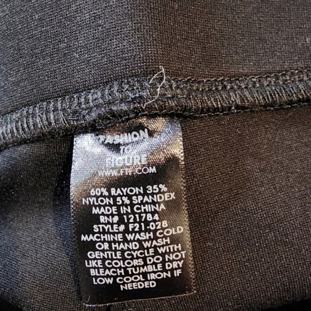 Nwot fashion to figure size 0 lace up leggings - Picture 6 of 6